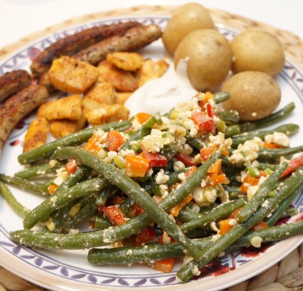 Bohnen-Feta-Salat